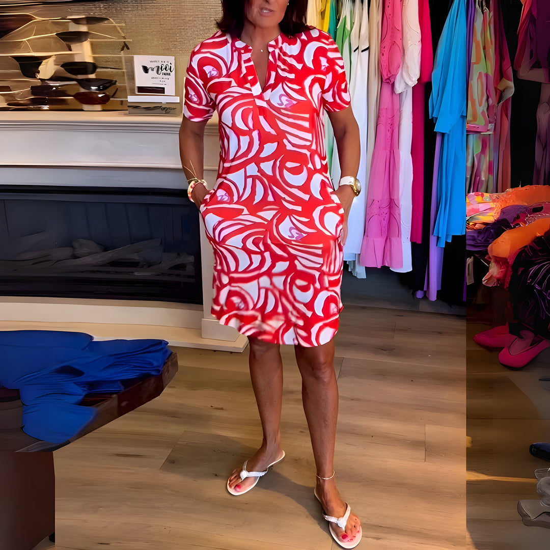 Olivia – Dress with Short Sleeves