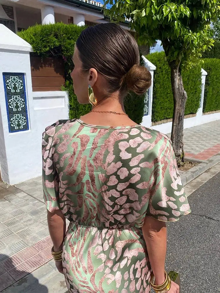 Emmeline™  - COPPER MIDI DRESS