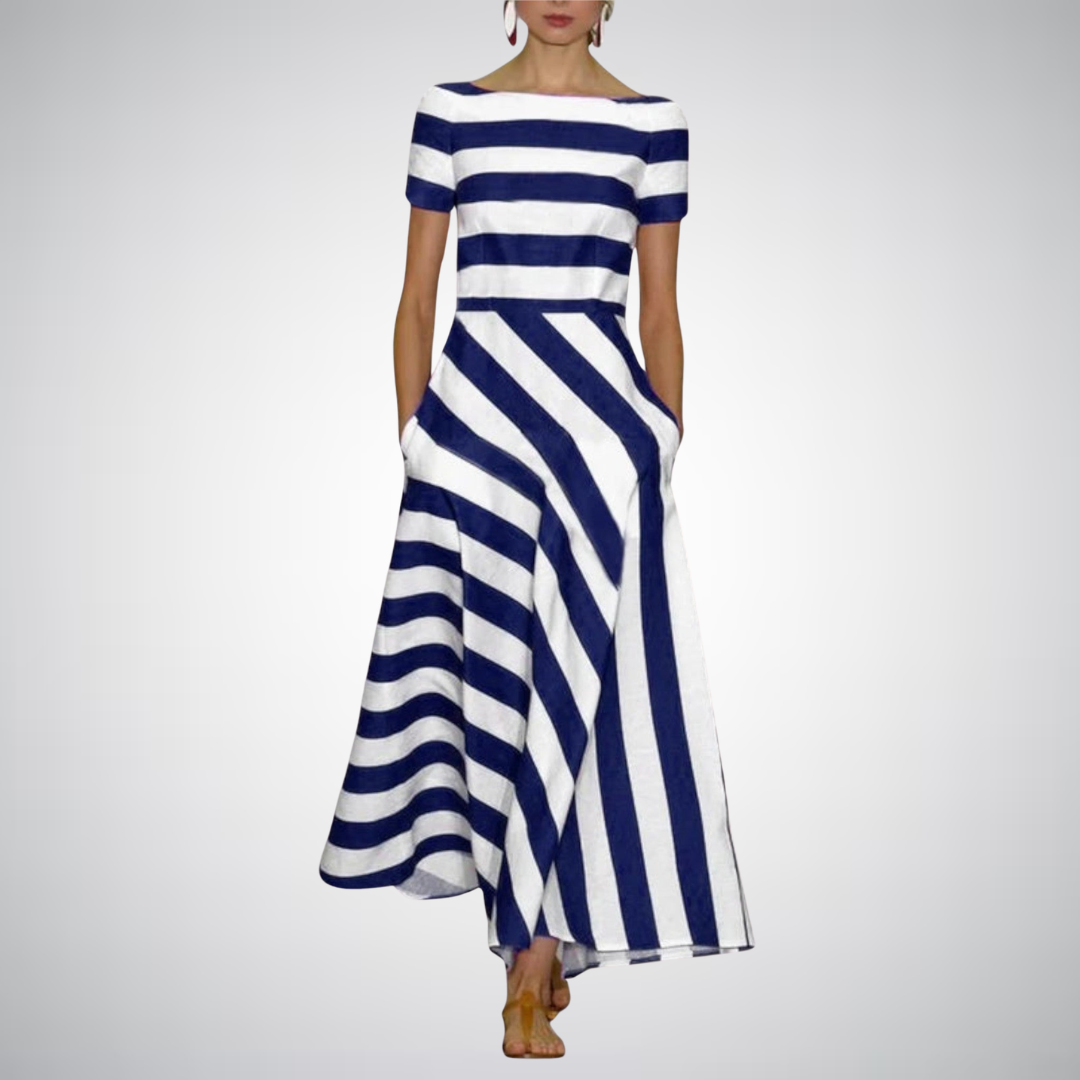 Lorie™ – Sophisticated Striped Dress