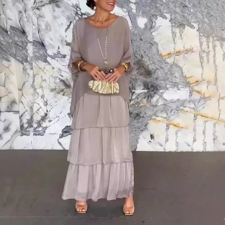 Selene Flowing Tiered Maxi Dress