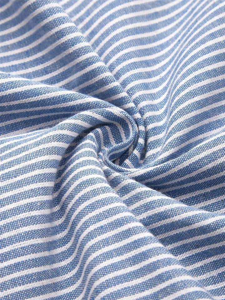 Willa Striped A-Line Midi Dress