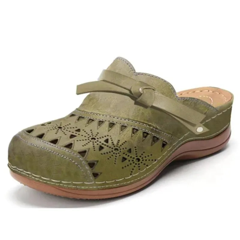 Orthopedic Leather Clogs Comfortable Supportive Fit