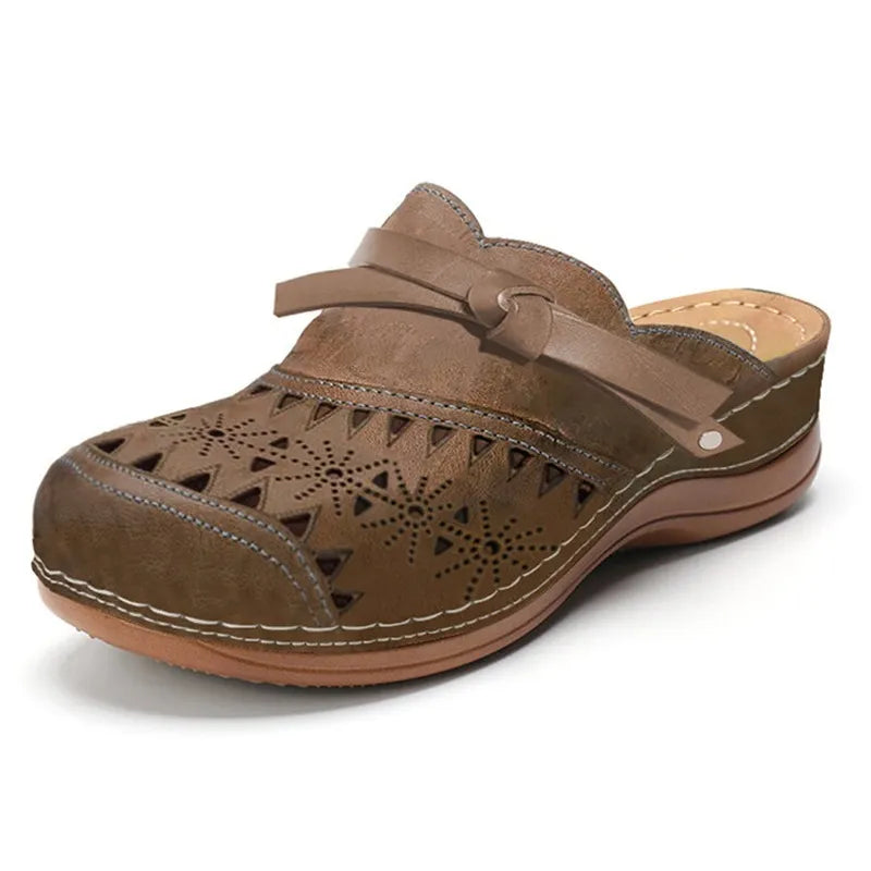 Orthopedic Leather Clogs Comfortable Supportive Fit