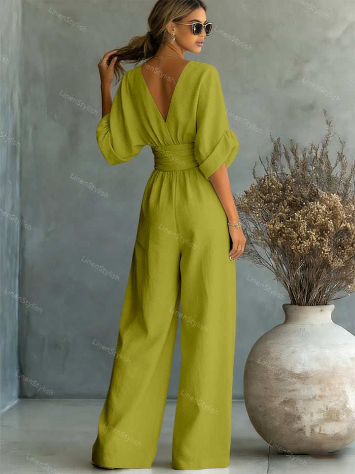 Elira Essential V-Neck Jumpsuit